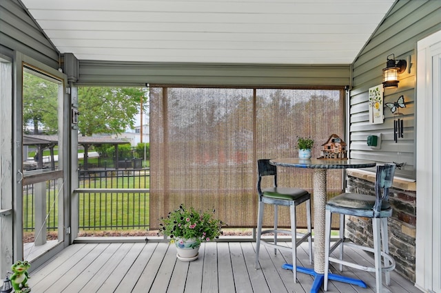 14506 Maple Ave, Lakeview, OH 43331 - sunroom / solarium with vaulted ceiling