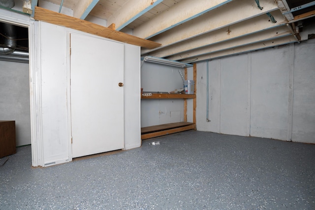 317 S Miami Ave, Xenia, OH 45385 - unfinished basement featuring baseboard heating