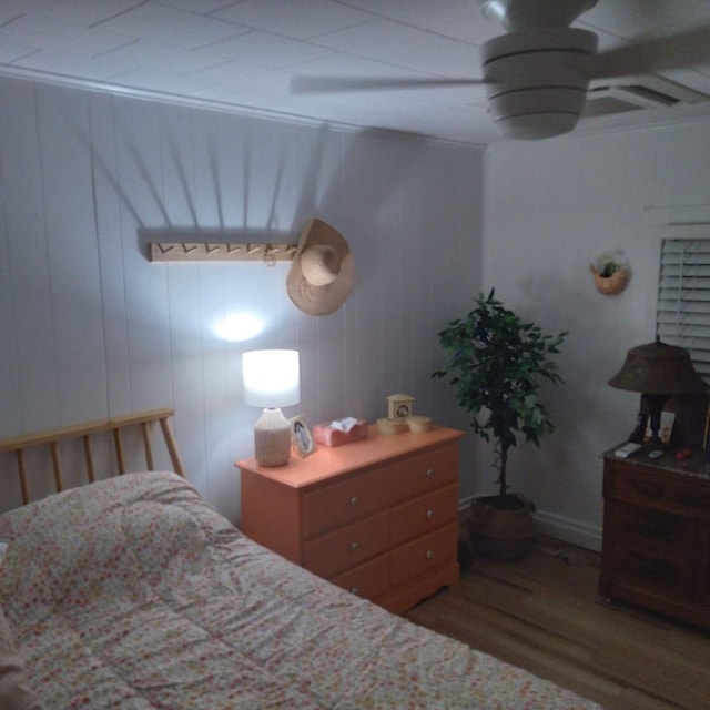 9887 Forest St, Lakeview, OH 43331 - bedroom with wood finished floors