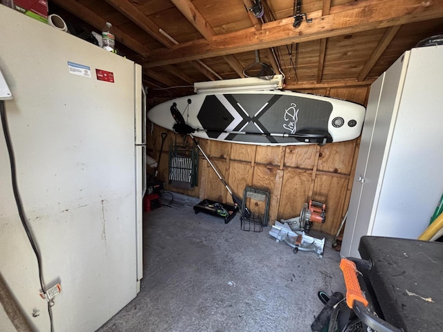 7824 Maple St, Russells Point, OH 43348 - storage area with a garage