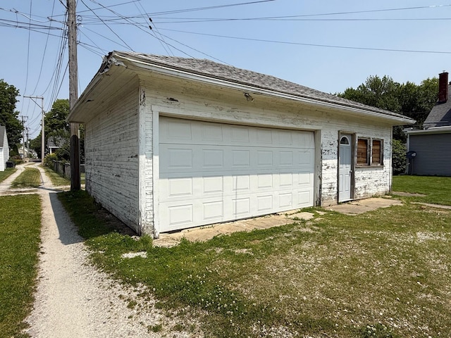 612 W Spring St, Saint Marys, OH 45885 - view of detached garage