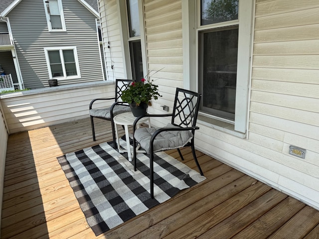 612 W Spring St, Saint Marys, OH 45885 - view of wooden deck