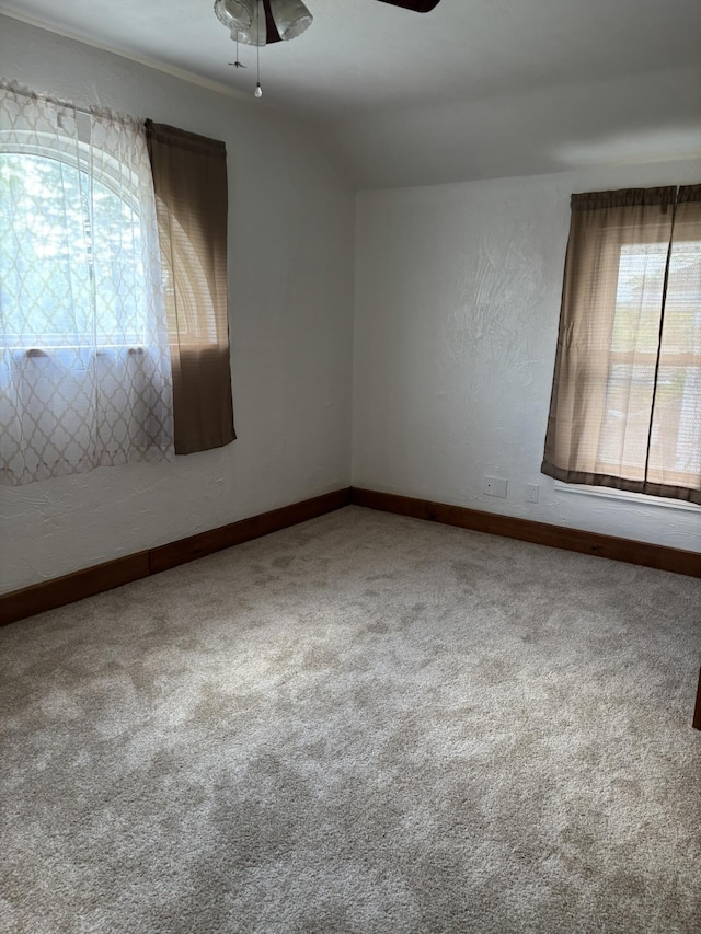 320 N Clairmont Ave, Springfield, OH 45503 - carpeted spare room featuring a ceiling fan and baseboards