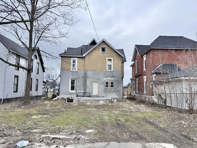 view of rear view of property