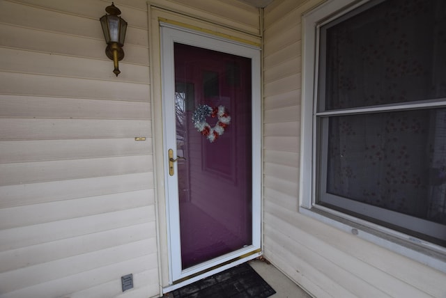 view of entrance to property