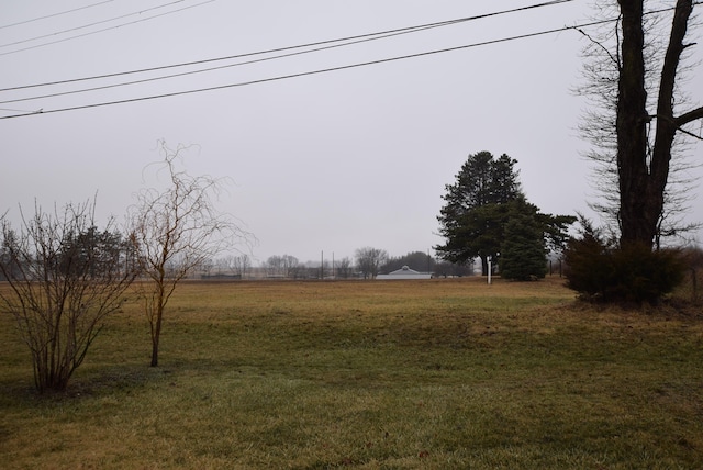 view of nature with a rural view