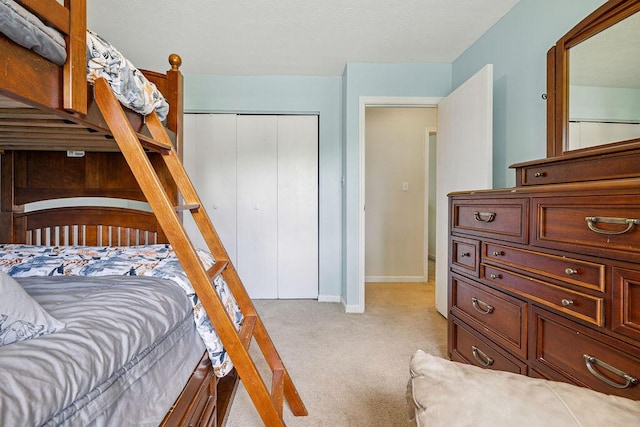 930 N Bickett Rd, Xenia, OH 45385 - bedroom with light carpet and a closet