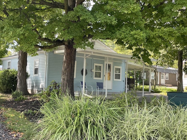 view of front of home