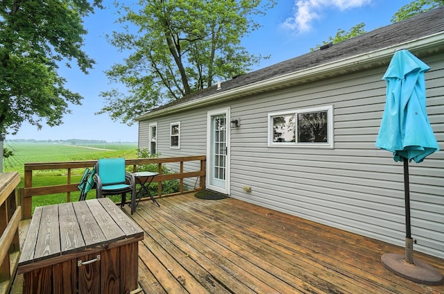 5638 Old Rte 70, Springfield, OH 45502 - wooden terrace with a rural view