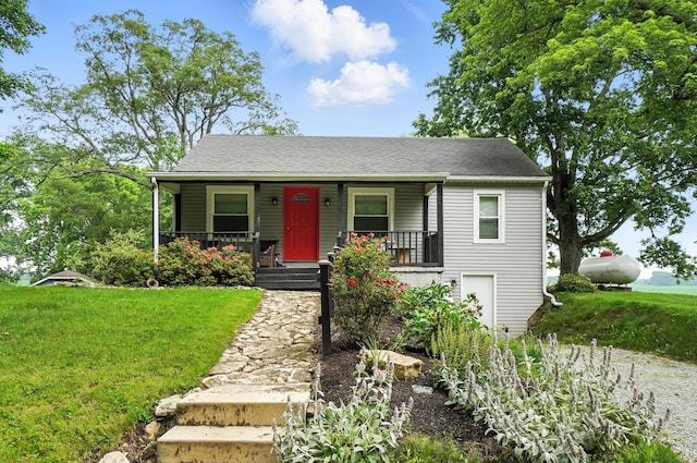 5638 Old Rte 70, Springfield, OH 45502 - view of front facade featuring a porch and a front lawn