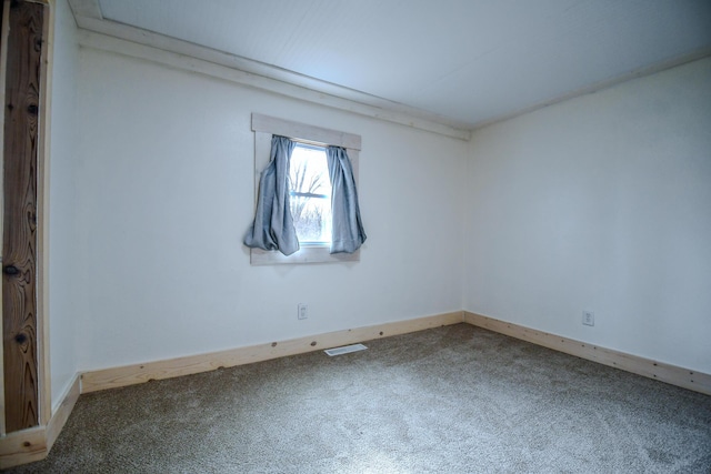 unfurnished room with carpet