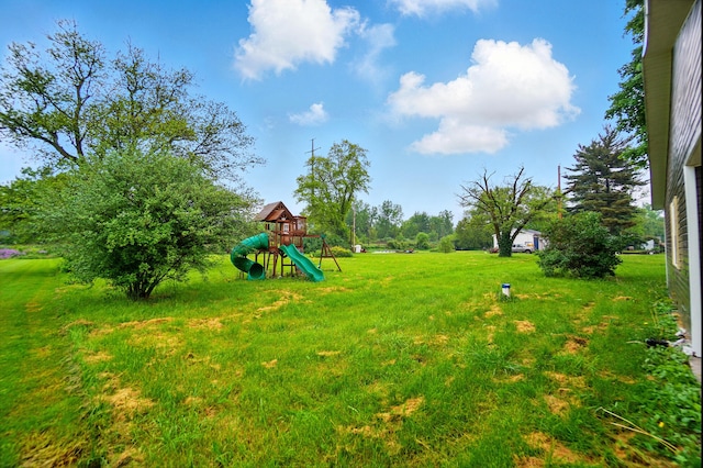 1324 Glenn Ave, Lima, OH 45806 - view of grassy yard with a playground