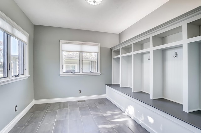 mudroom with a wealth of natural light