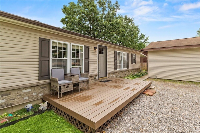 11372 Powhatan Path, Lakeview, OH 43331 - view of deck