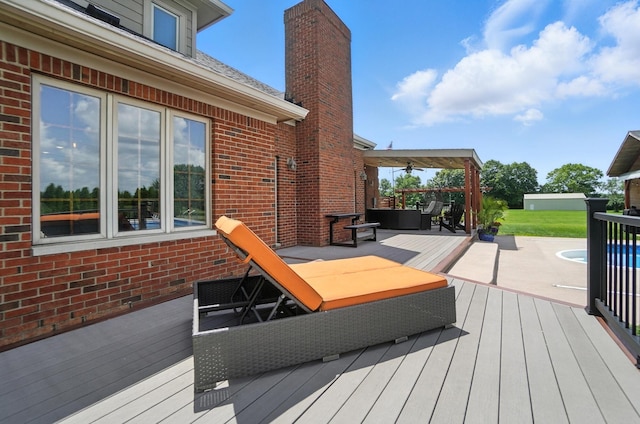 891 N Tecumseh Rd, Springfield, OH 45504 - view of deck