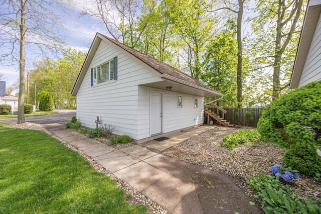 14072 Seminole Path, Lakeview, OH 43331 - view of outbuilding with stairway