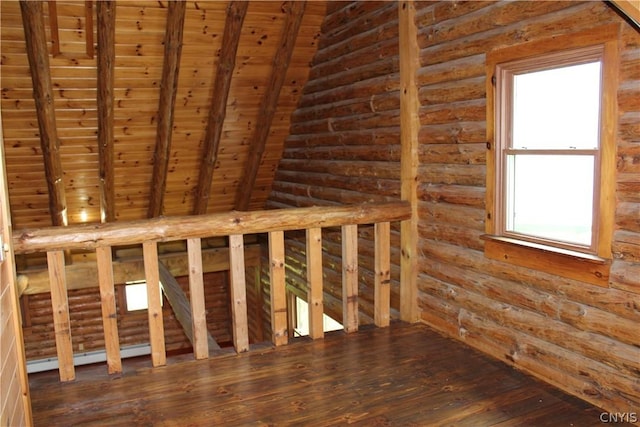 unfinished attic with plenty of natural light