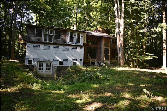 view of rear view of house