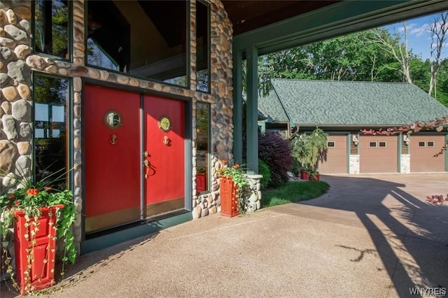 1567 Lake Rd, Porter, NY 14174 - exterior space featuring a garage