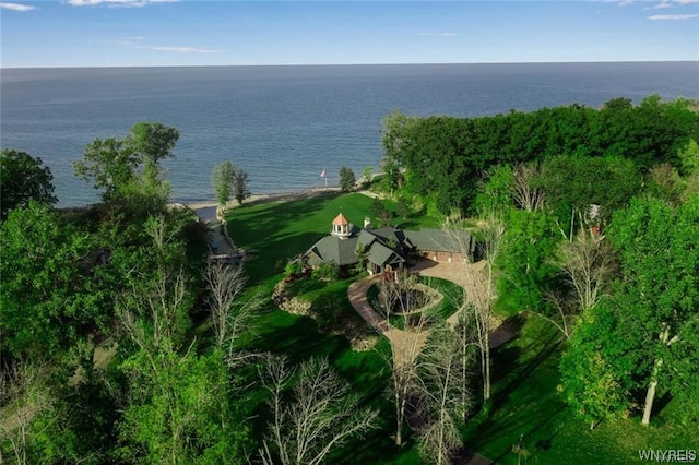 1567 Lake Rd, Porter, NY 14174 - birds eye view of property featuring a water view