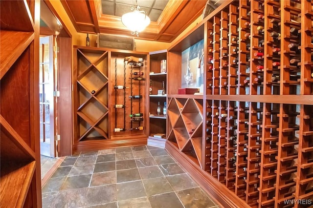 1567 Lake Rd, Porter, NY 14174 - wine area with ornamental molding
