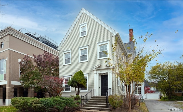 front facade featuring a garage