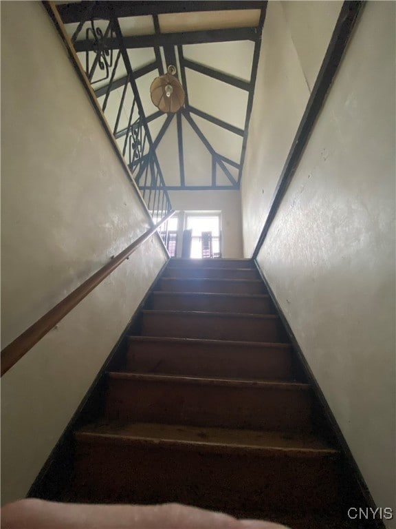 view of staircase