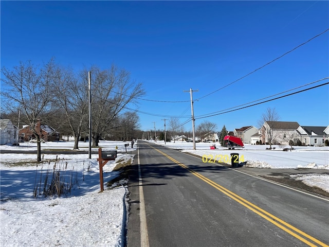 view of road