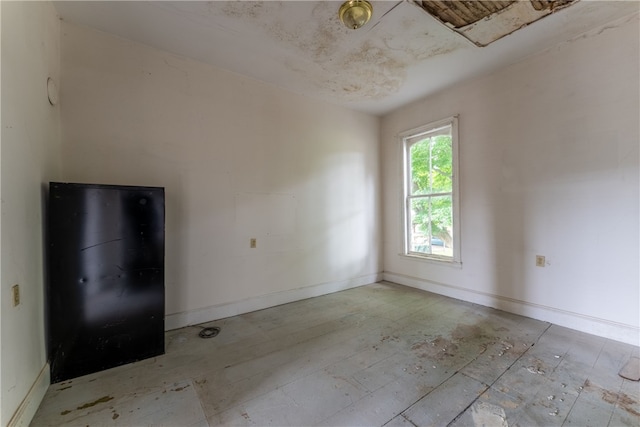 view of unfurnished living room
