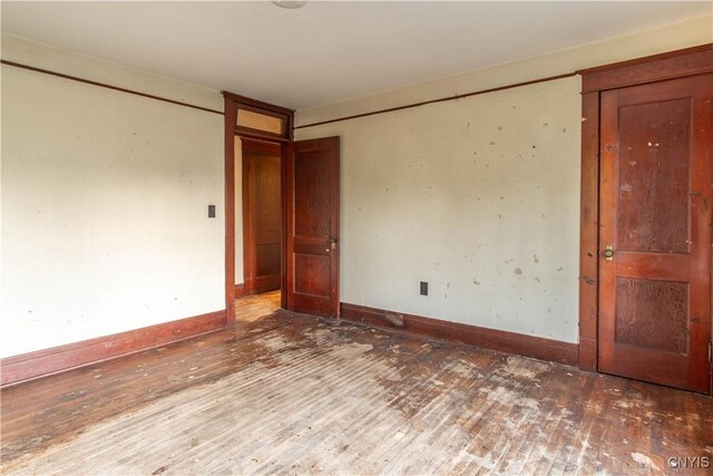 12 Academy St, Antwerp, NY 13608 - empty room featuring baseboards and hardwood / wood-style flooring