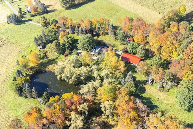 bird's eye view featuring a rural view