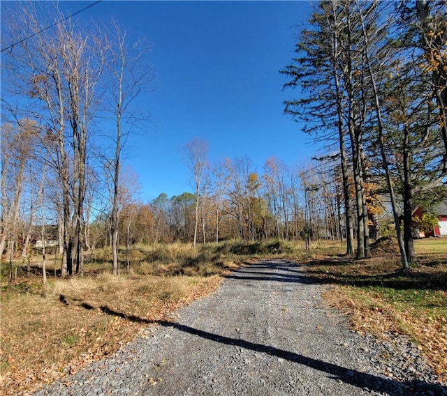 view of road