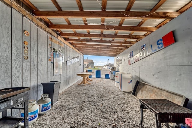 view of horse barn