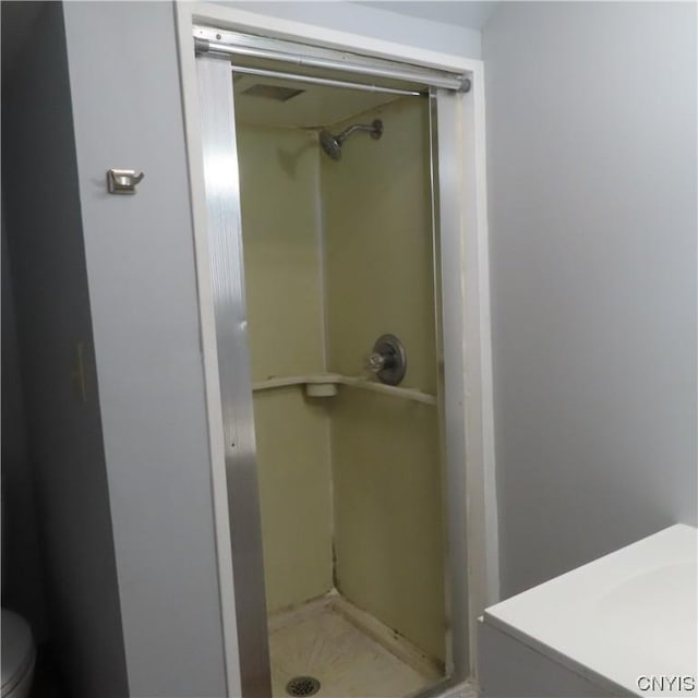 301 E Manlius St, Dewitt, NY 13057 - full bathroom with a shower stall and vanity