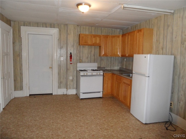 kitchen with white appliances