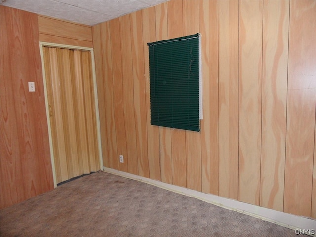 unfurnished room with carpet