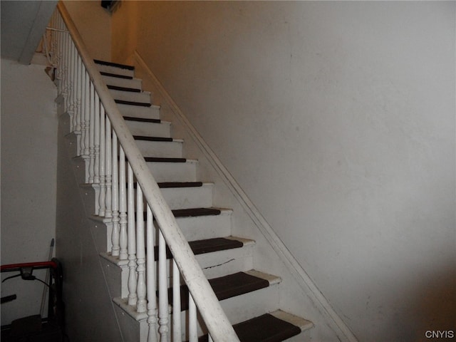 view of stairs