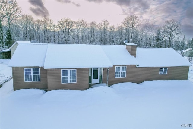 view of front of home