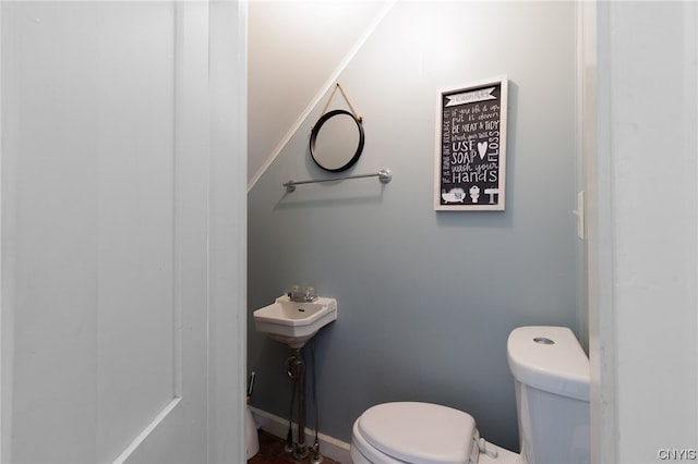 bathroom with toilet