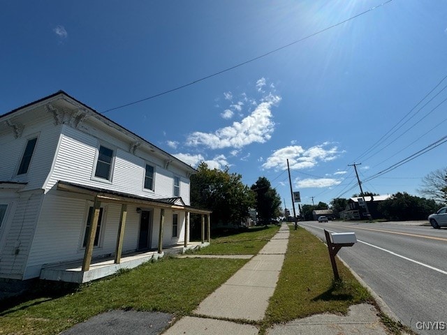 view of road