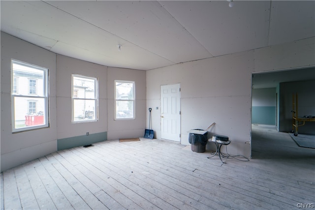 interior space featuring light hardwood / wood-style floors