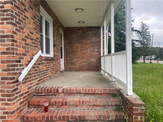 view of patio / terrace featuring a porch