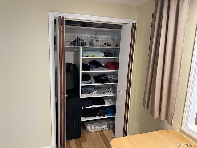 view of closet