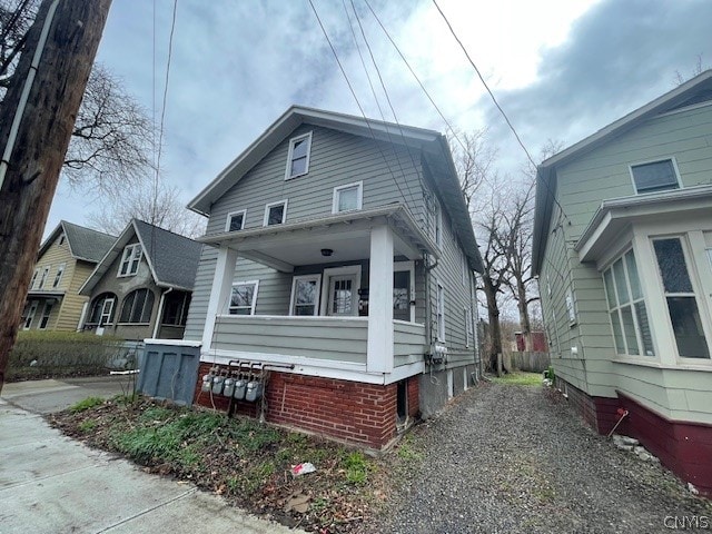 view of bungalow-style home