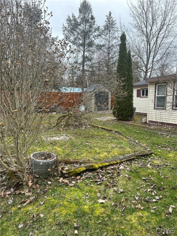 view of yard