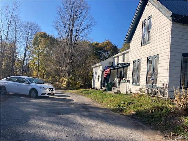 view of side of property