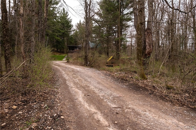 view of road