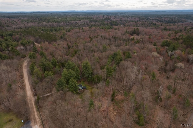 view of aerial view