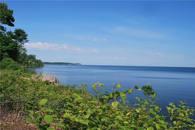 property view of water