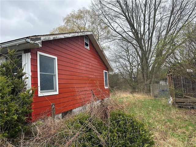 view of side of home